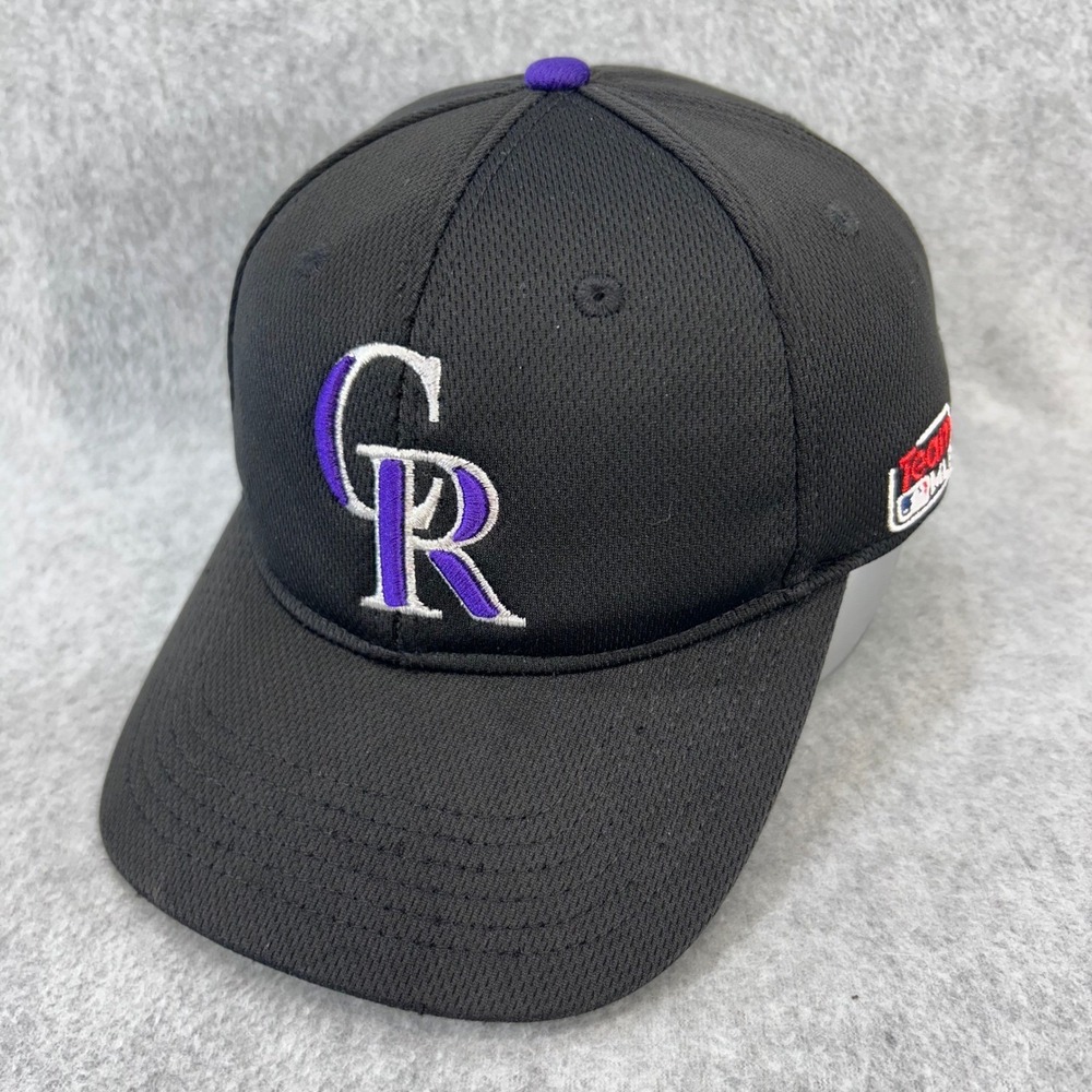 CR Logo Youth Black OC Sports Baseball Hat MLB Team Cap Adjustable OSFM